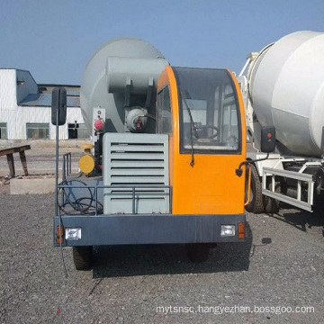 2m3 self-feeding function flow type concrete mixer truck